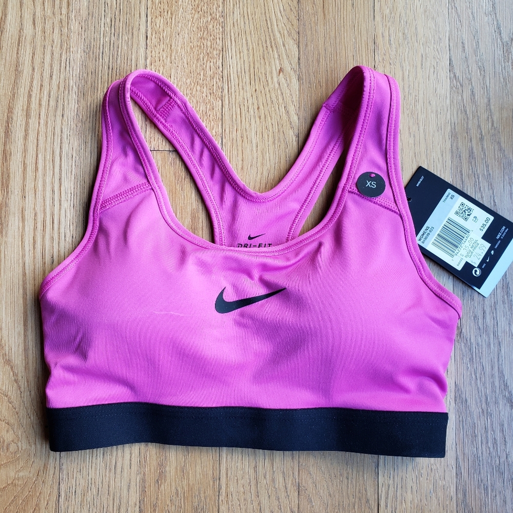 Nike NWT Classic Sports Bra XS Pink